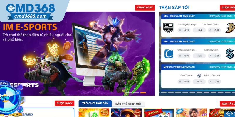 Giao diện đẹp mắt